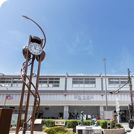 阪急曽根駅より徒歩1分の便利なアクセス・提携駐車場ありのためお車での受診も可能